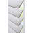 Linen Avenue Cordless Faux Wood Blind White, Flush Inside Mount (No Valance Side Pieces/Returns Included, Arrives ½ Inch Narrower)-53928196