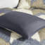 Housse de couette en coton double / grand imprimé - Motif avec 2 taies décoratives assorties et fermeture à boutons-121232339