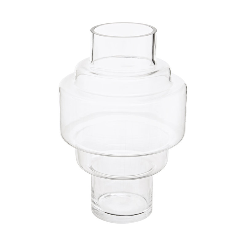 Adrinne Glass Table Vase, Clear