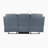 Kaniel 86.5" Modern & Contemporary Top Grain Leather Manual Double Reclining Sofa with Plush Pillow Top Armrests-1958027616