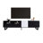 TV Stand  80'' TV With Double Storage Space, Media Console Table, Entertainment Center With Drop Down Door  , , Home Theatre-912347832