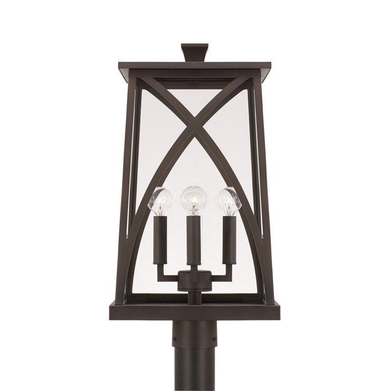 Transparent Lantern Head, Oiled Bronze