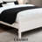 Platform Bed with Ample Under-Bed Storage and Mid-Century Tapered Legs – No Box Spring Needed-111086044-111086046