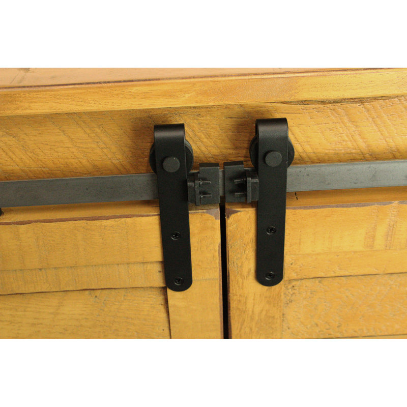 Brooklands Media Console, Rustic Yellow