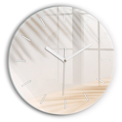 Glass Wall Clock