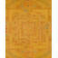 Golden Kalachakra Mandala Thangka (Thangka sans brocart)