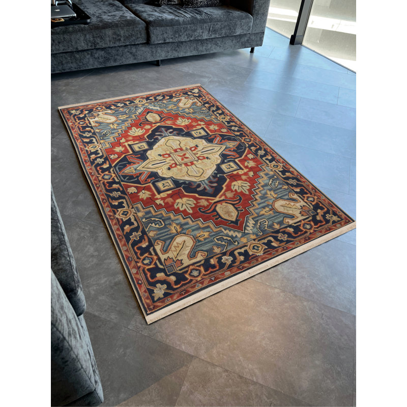Walerij Moroccan Indoor / Outdoor Rug, Rectangle 5'2" x 7'11"
