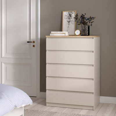 Takasha 77cm W 5 - Drawer Chest of Drawers