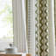 1 panneau de rideau imprimé en coton 50 po x 84 po avec rayures et doublure en chenille-1822763329-1822763328