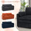 Canapé moelleux moderne 69 po avec coussin rembourré, canapé en chenille avec 2 coussins bien rembourrés, canapé 2 places pour le salon, la chambre à coucher-109049989
