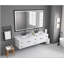 Miroir rectangulaire surdimensionné avec lumières antibuée et à intensité variable, pour salles de bain et studios modernes-1873983246-1873983247
