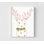 Renne, dessin au trait, affiche festive minimaliste, silhouette de cerf encadré, couronne de houx, art mural, décoration de vacances en or rouge, art encadré