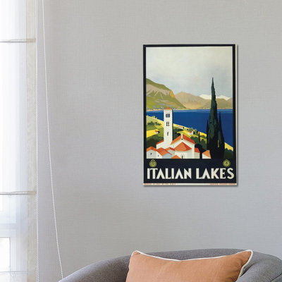 Italian Lakes by PI Collection - Wrapped Canvas Panoramic Print