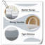 Panier en tissu Beachcrest Home ™-1475071464