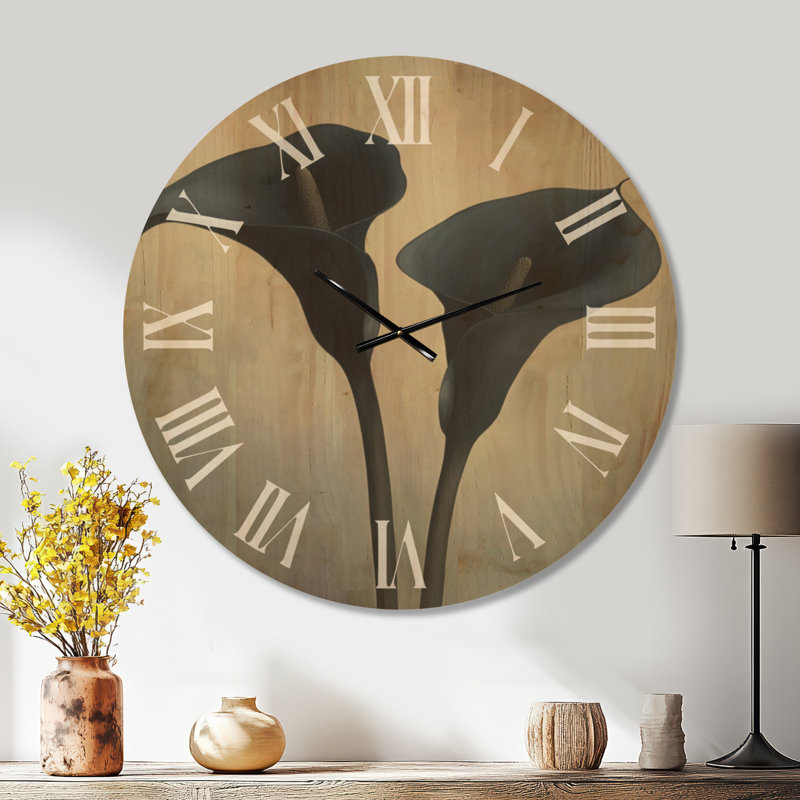 Solid Wood Analogue Wall Clock, Extra Large