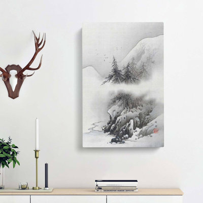 Snow Landscape by Hashimoto Gaho - Wrapped Canvas