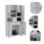 Armoire garde-manger à 1 tablette et 1 tiroir Tigard - blanc