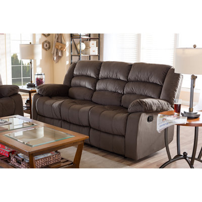 Hollace Upholstered 80.73'' Reclining Sofa