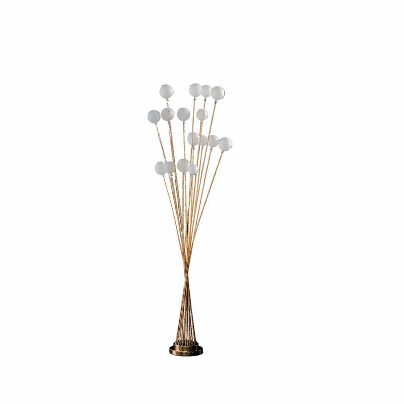 Lampe sur pied de fantaisie 61,5 po Macomb, Or