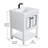 Thome 25'' Single Bathroom Vanity with Resin Top-913888780-913888781