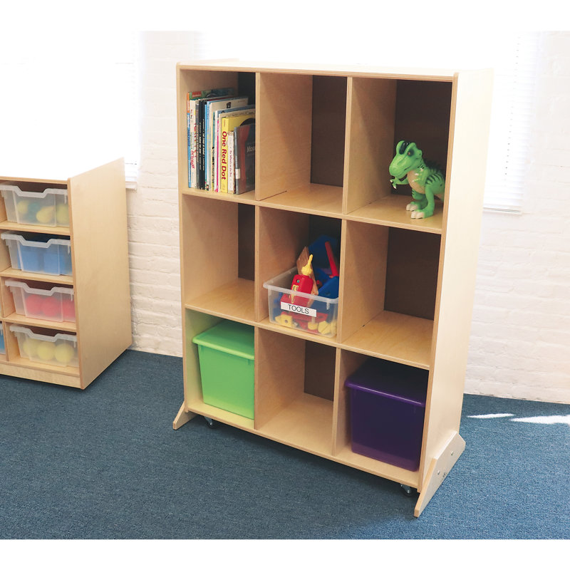 9 Compartment Manufactured Wood Cubby
