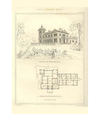 Impression « anglo italian villa » par richard brown-impression