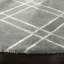 Milroy Handmade Tufted Wool Dark Grey Area Rug-66633817