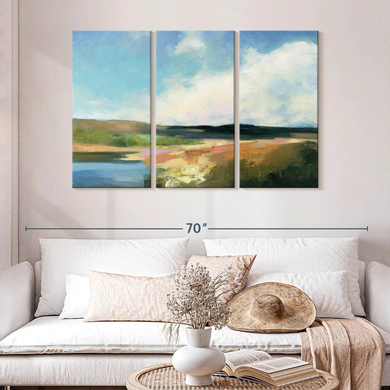 Avery Dawn au bord de l'eau, H 32 po x l 50 po