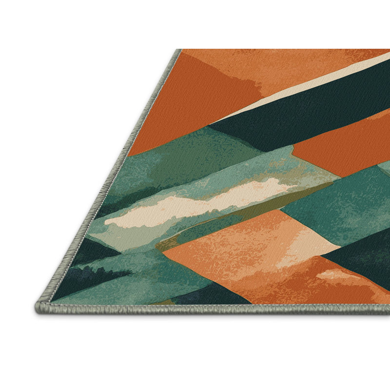 Sandstone Serpents Rug, Rectangle 4' x 6'