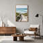 «Stone Steps to Turquoise Ocean and Green Dunes», art mural sur toile-738744247