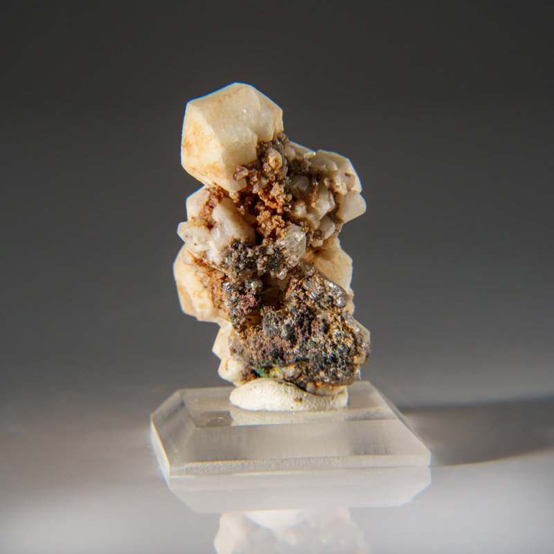 Tar Tarnitzite de la mine de Tsumeb, District d'Otavi-Bergland, Oshikoto, Namibie