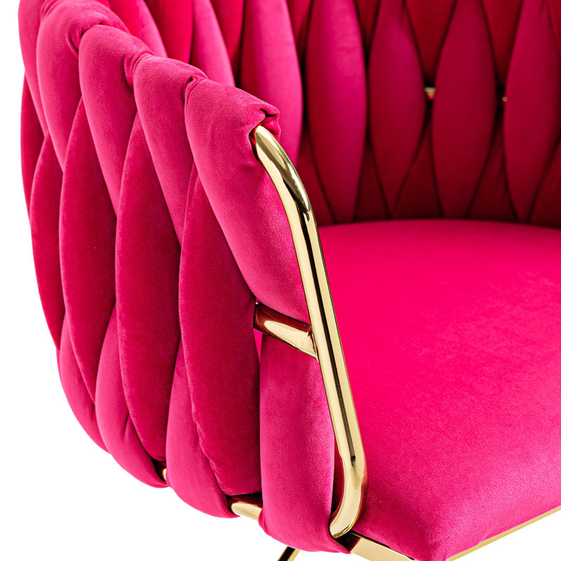 Tabouret de bar à hauteur réglable, Rouge rose