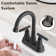 Centerset 2-handle Bathroom Faucet with Drain Assembly
