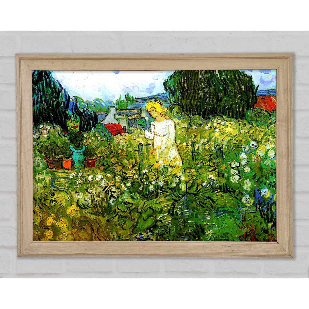 Van Gogh Marguerite Gachet Im Garten - Einzelner Bilderrahmen Kunstdrucke