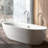 Modern Freestanding Bathtub Faucet With Hand Shower - Glow Metal, 45In Depth, 6.5In Width, Height, 9Lb Perfection