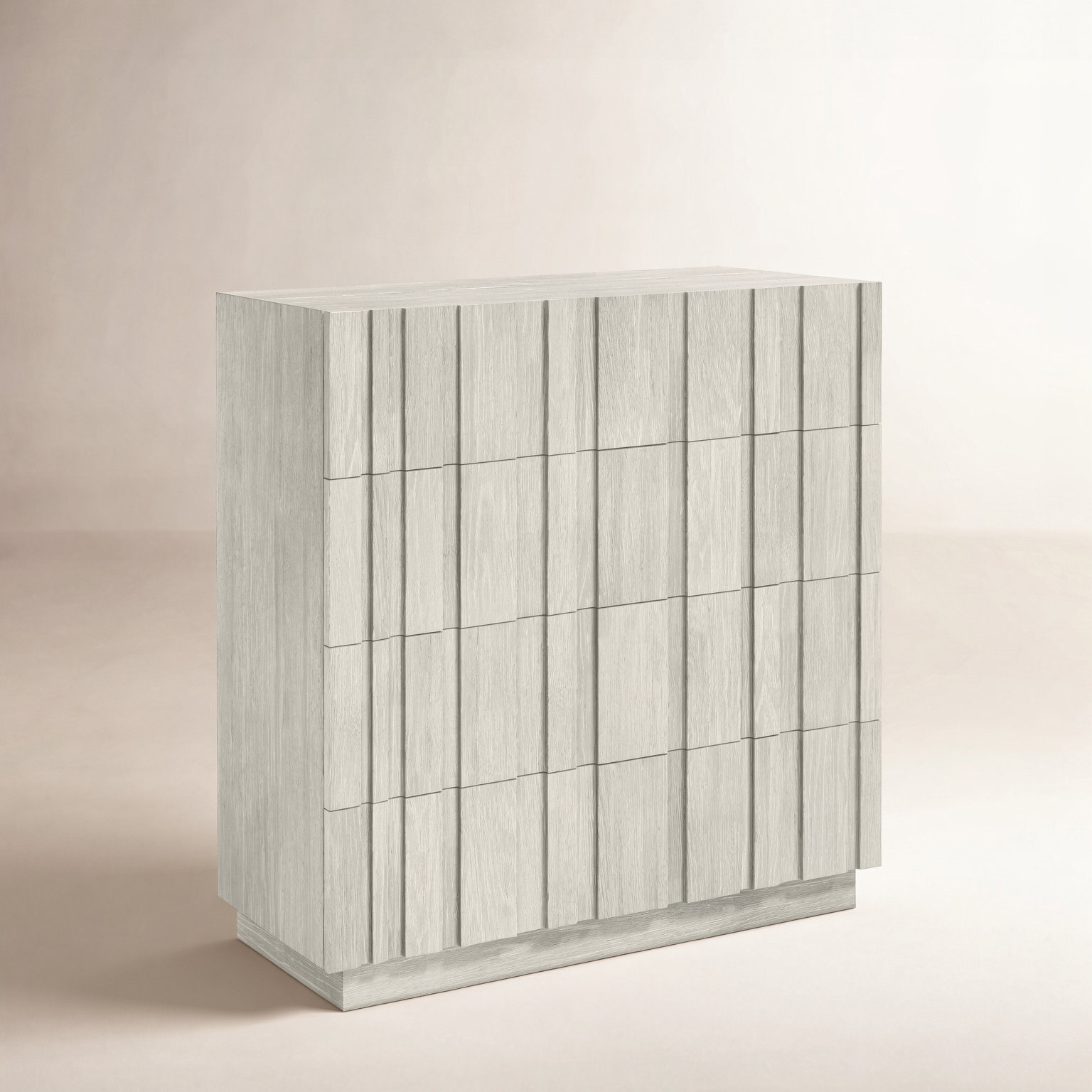 Tempo Solid Wood 44'' W 5 - Drawer Dresser