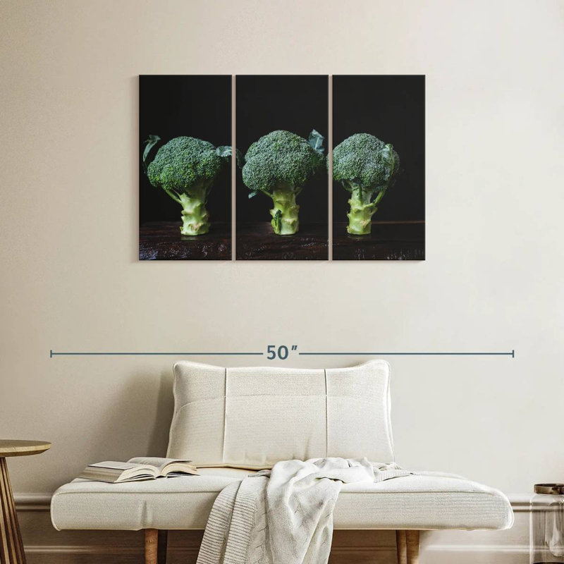 Yarlin Healthy Broccoli, 24" H x 38" W