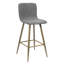 Frye Upholstered Counter Stool with Metal Frame-425581788