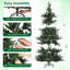 Sapin de Noël pré-éclairé 6 pi avec lumières et 678 branches pour décoration de fête