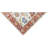 Hand Knotted Ivory & Rust Oushak Wool Area Rug – Traditional Turkish Floral Design-1900908170