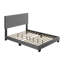 Chloe Linen Upholstered Platform Bed Frame-116605825-116605836