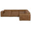 Rex 5 - Piece Modular Genuine Leather Sectional-98294403