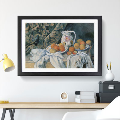 Still Life with Fruit Vol.3 by Paul Cezanne - Framed Print