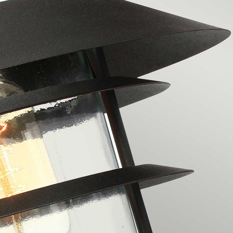 Portland Black Outdoor Wall Lantern
