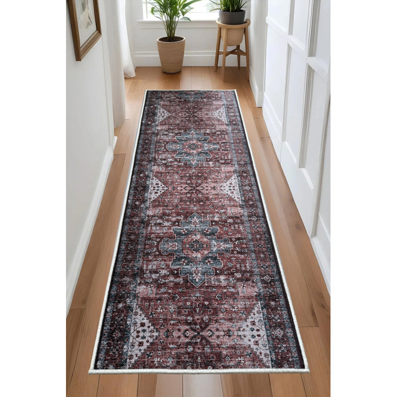 Oriental Indoor Rug, Runner 2'1" x 9'