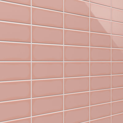 Remington 2.95 In. X 5.9 In. Polished Porcelain Brick Look Wall Tile (5.32 Sq. Ft. / Case)