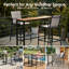 Tabouret de bar 28,74 po Ontario-1557882806
