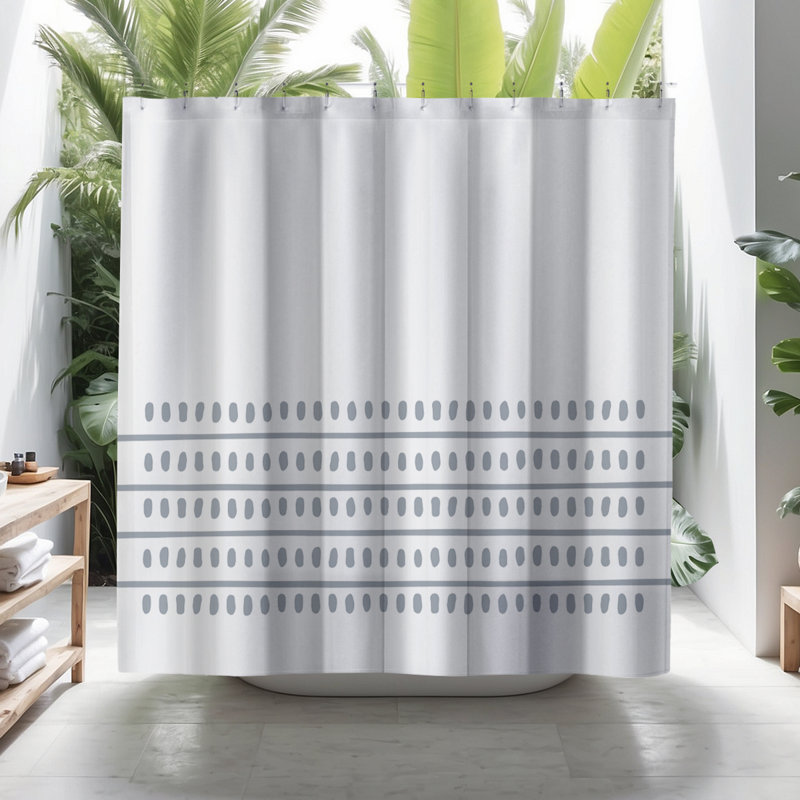 Rideau de douche Coco, Gris