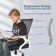Bleona Office Chair With Flip-Up Armrests Ergonomic Computer Desk Chair Foldable Mesh Task Chair With Wheels Adaptive Lumbar Support Swivel Tilt Comfortable Study Chair For Student