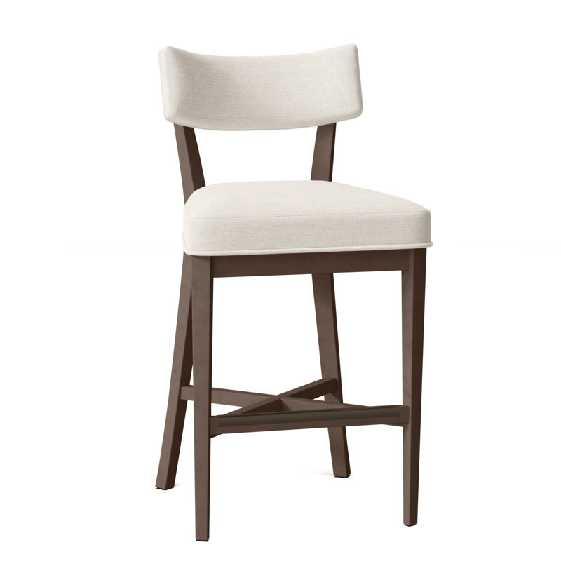 Tabouret de bar 29,5 po Juliet, Perigold dans la boucle sel de mer, Gris anthracite